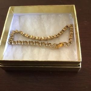 “Celeste” Gold Bracelet (Costume Jewelry)
